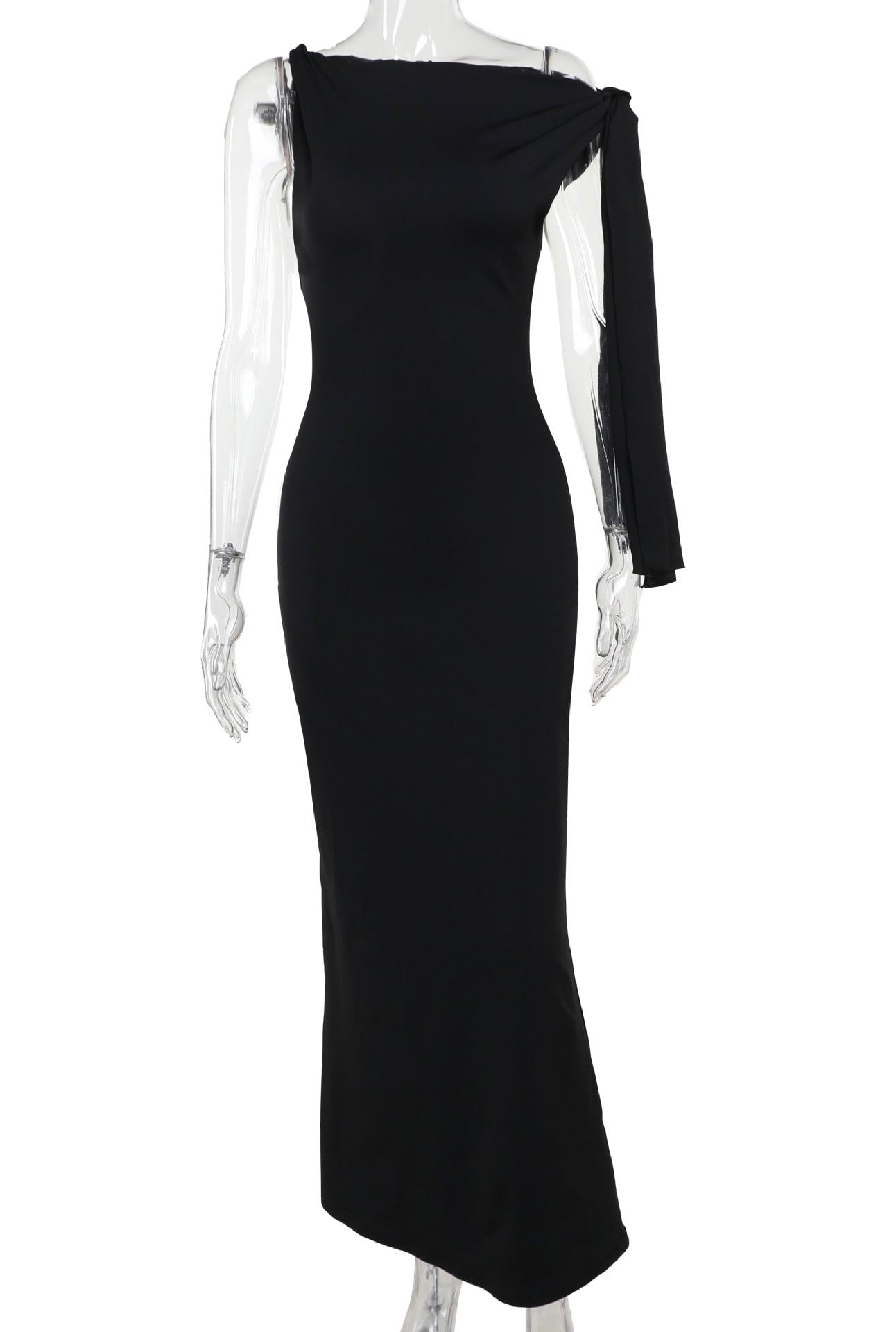 Talaways Soft Luxe One-Shoulder Dress