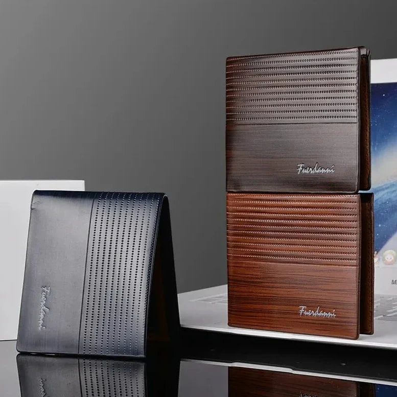 Men's PU Leather Slim Wallet